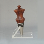 Cocobolo and stainless steel stopper