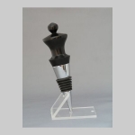 Ebony and chrome stopper