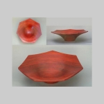 Pau Rojo hepatagonal bowl