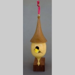 Birdhouse Christmas tree ornament